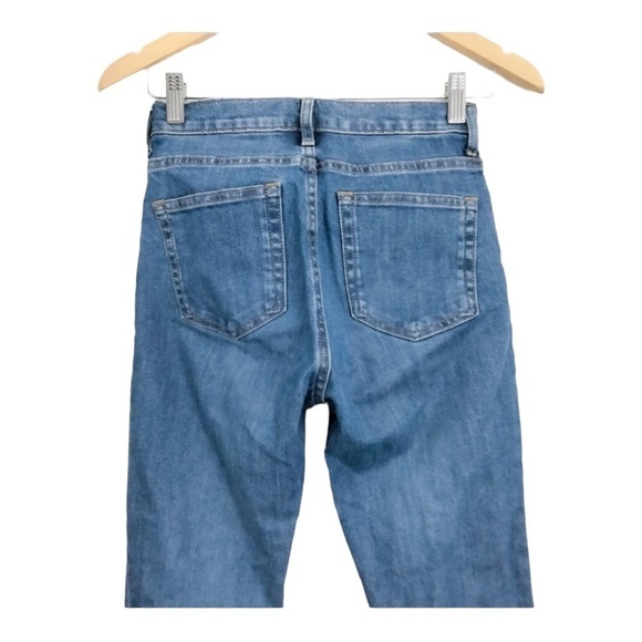 EVERLANE High Rise Skinny Jeans Medium Wash Blue Size 27 Classic - Picture 4 of 5